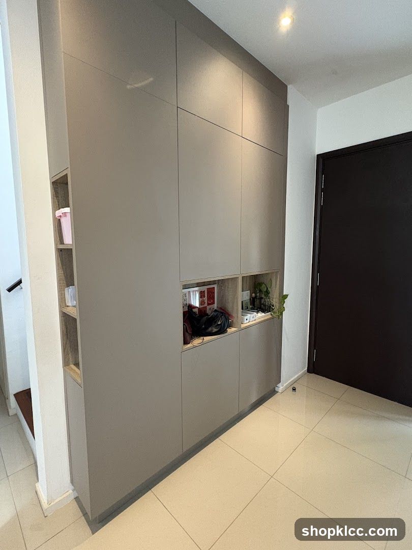 Modern built-in storage unit