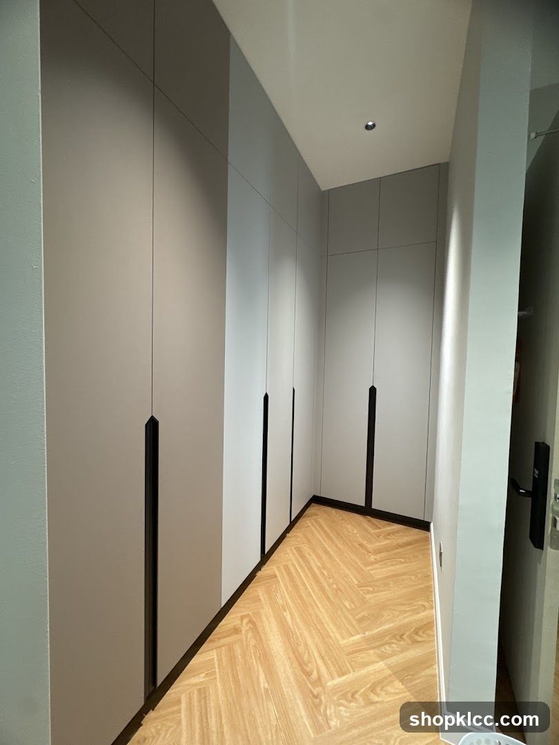 Modern Wardrobe Installation