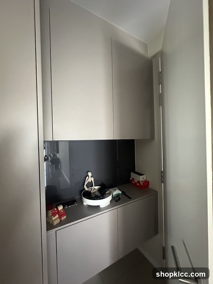 Modern Cabinet with Decorative Items