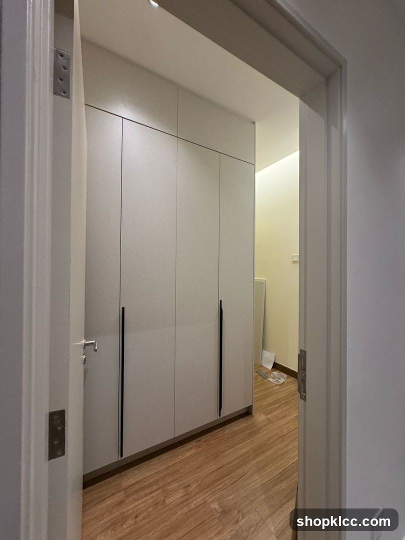 Modern Wardrobe Installation