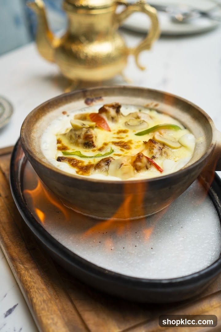 Baked Dish with Cheese and Mushrooms