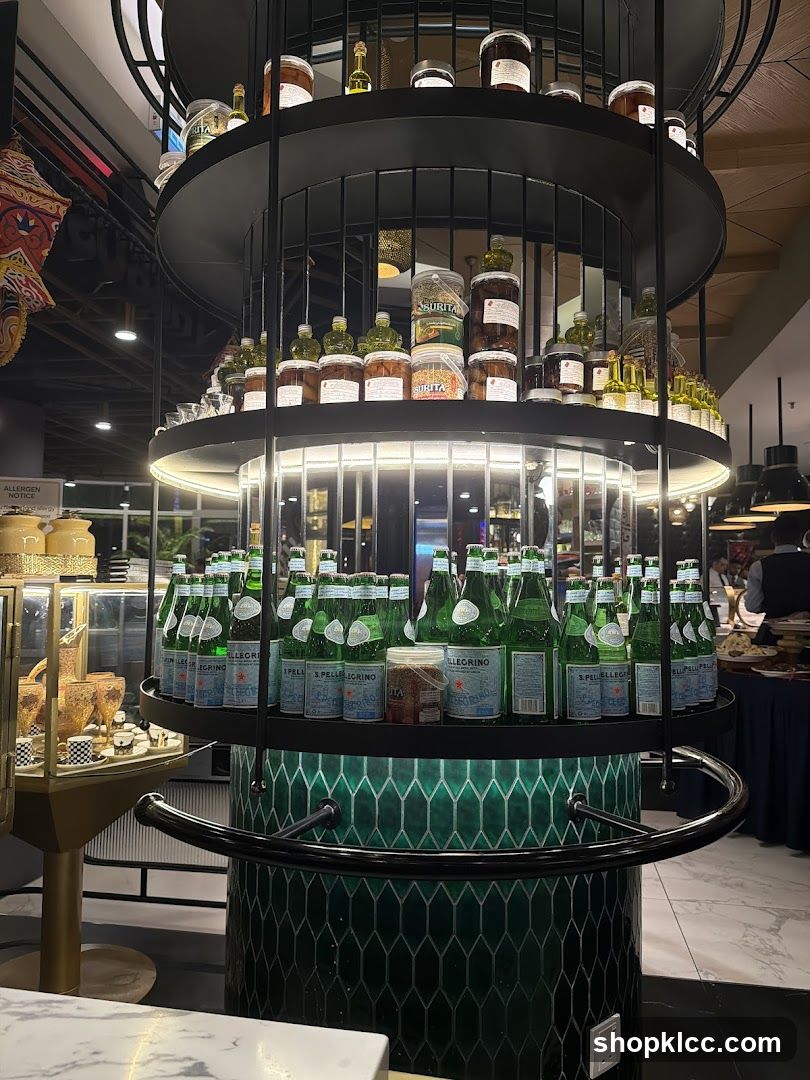 Display of Bottled Water and Jars