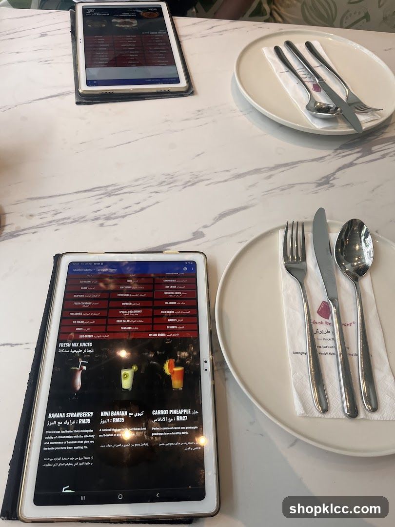 Starkhill Menu - Tarbush Menu