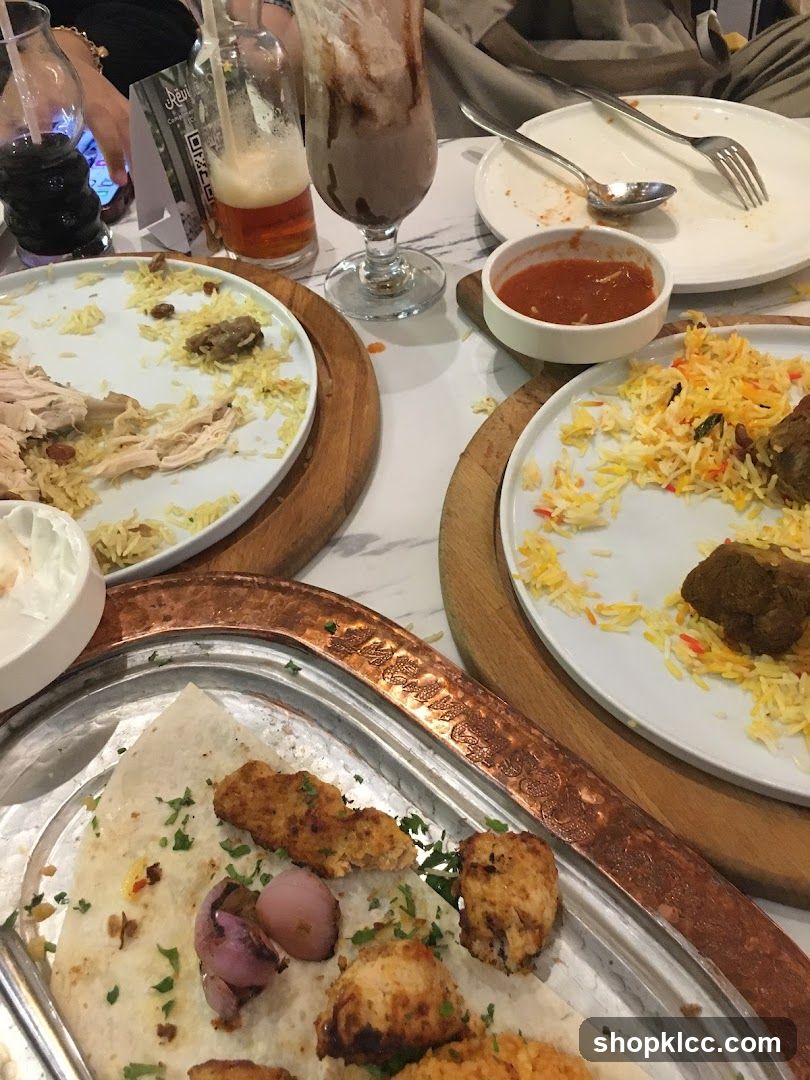 Diners Enjoying a Meal