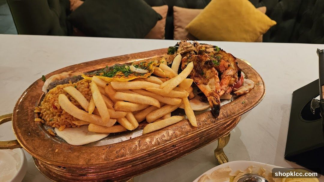 Seafood and Rice Platter