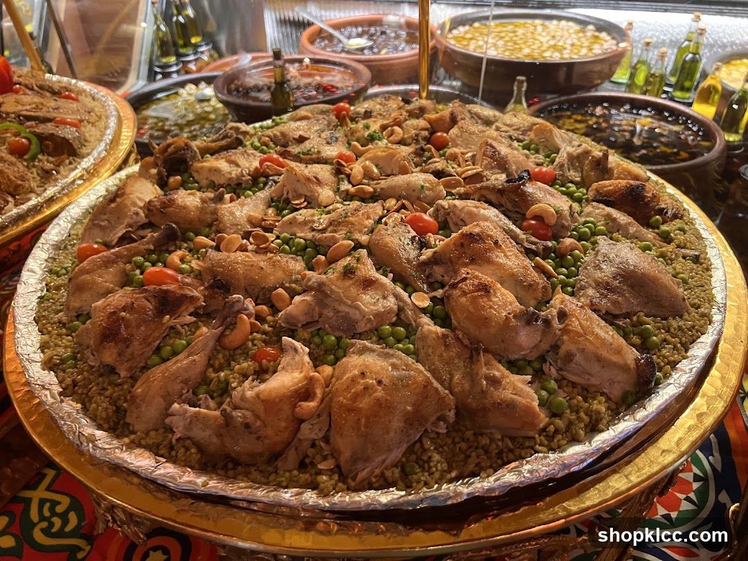 Large Platter of Chicken and Rice