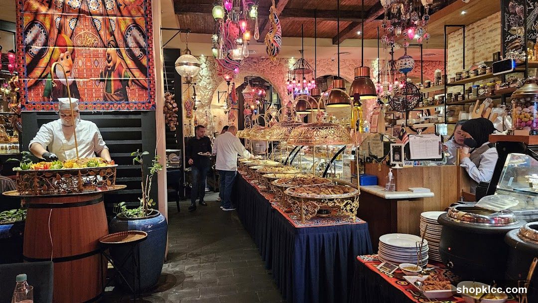 Buffet Spread in a Restaurant