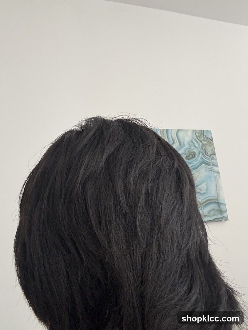 Person's Hair and Artwork