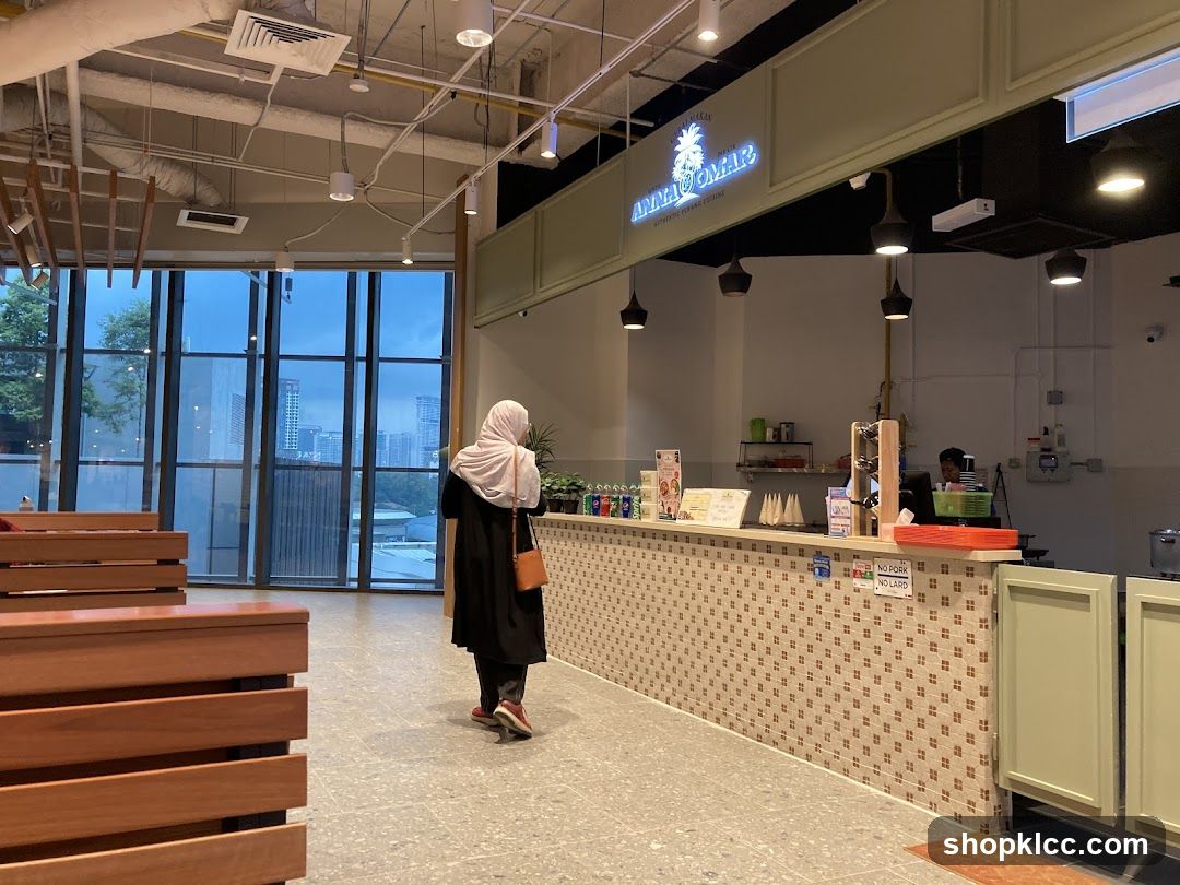 Restaurant Interior with Counter
