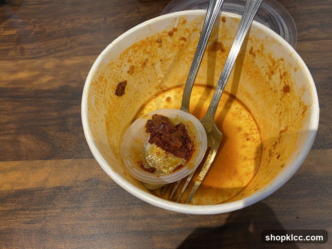 Leftover Curry in Bowl