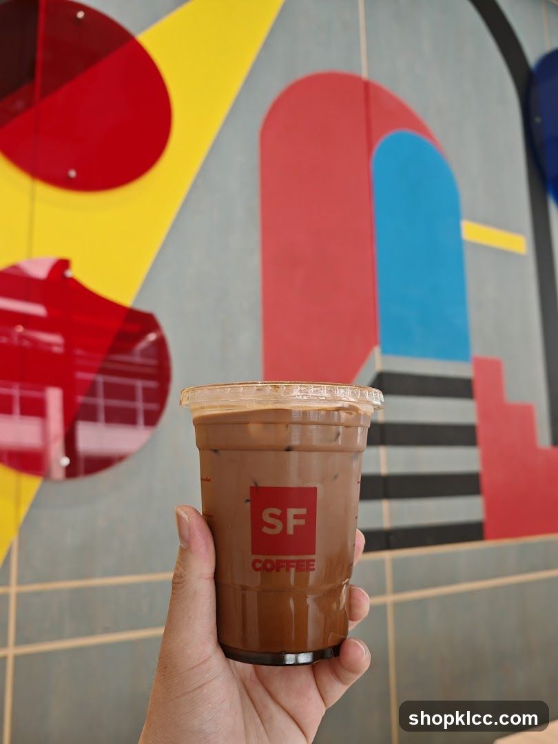 Iced Coffee with SF Coffee Logo