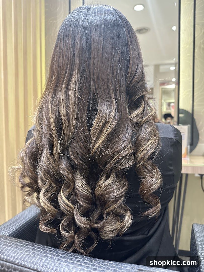 Woman with styled hair