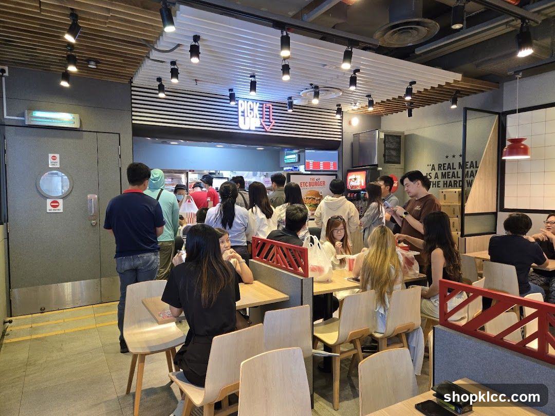 Restaurant Interior with Customers