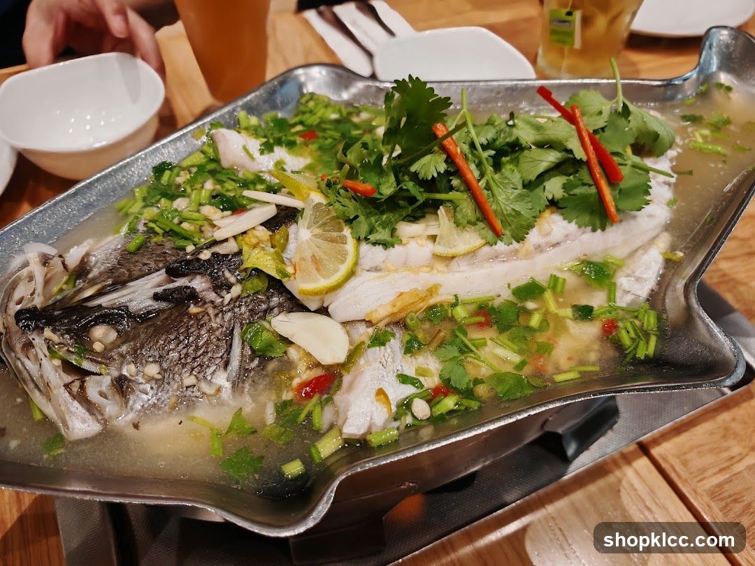 Steamed Fish with Lime and Chili