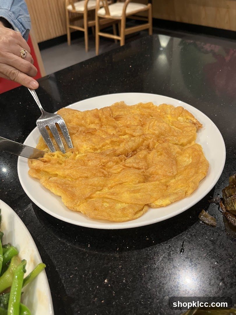 Omelet on a Plate
