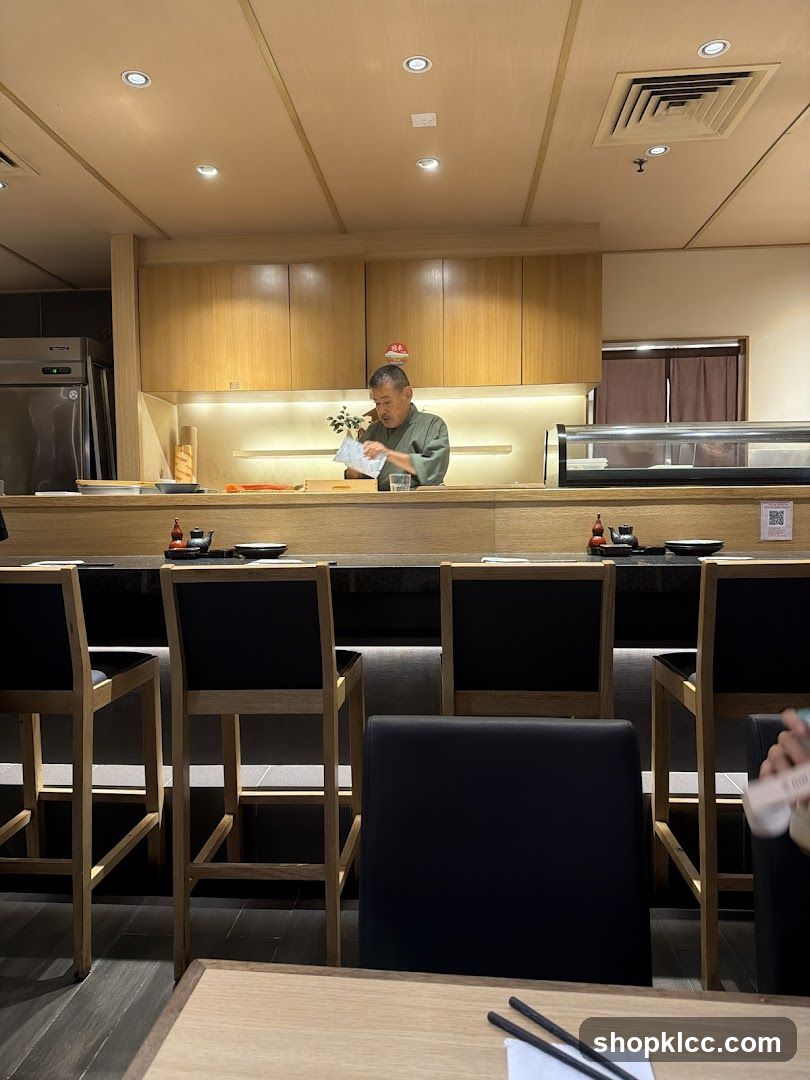 Sushi Chef Preparing Food