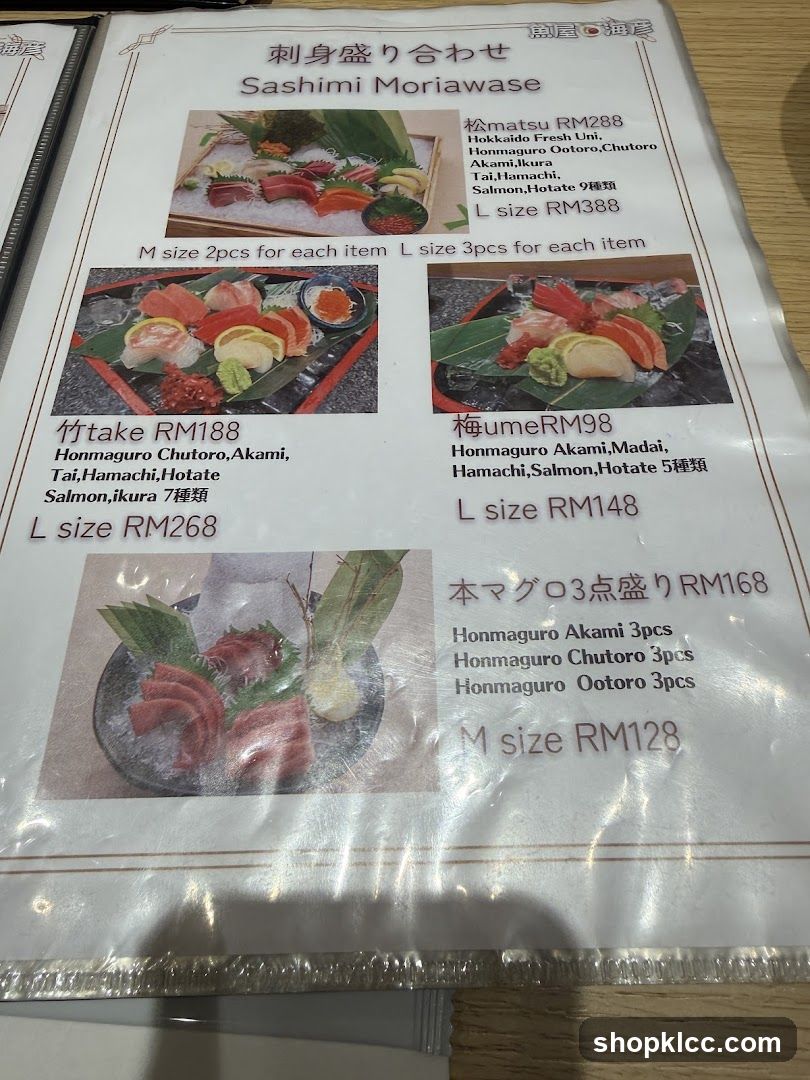 Sashimi Moriawase