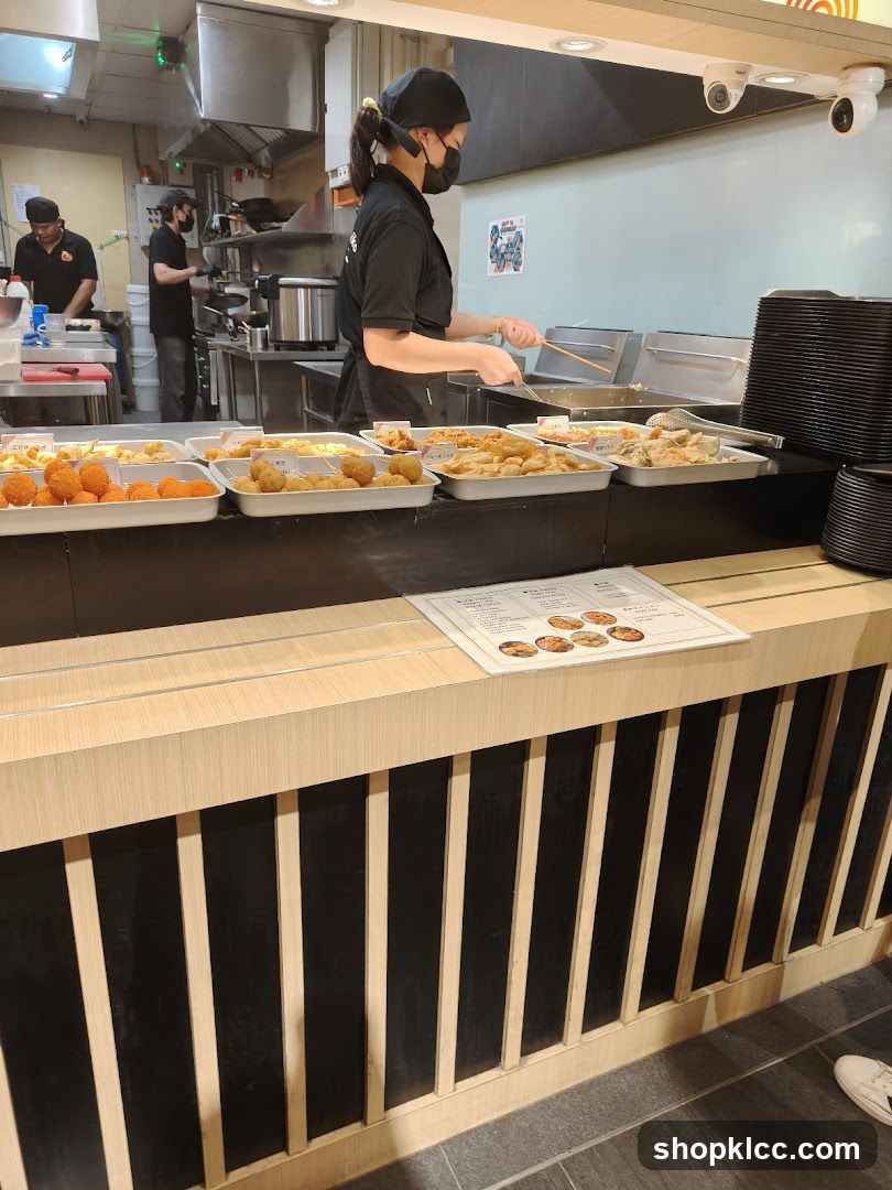 Food Counter with Staff