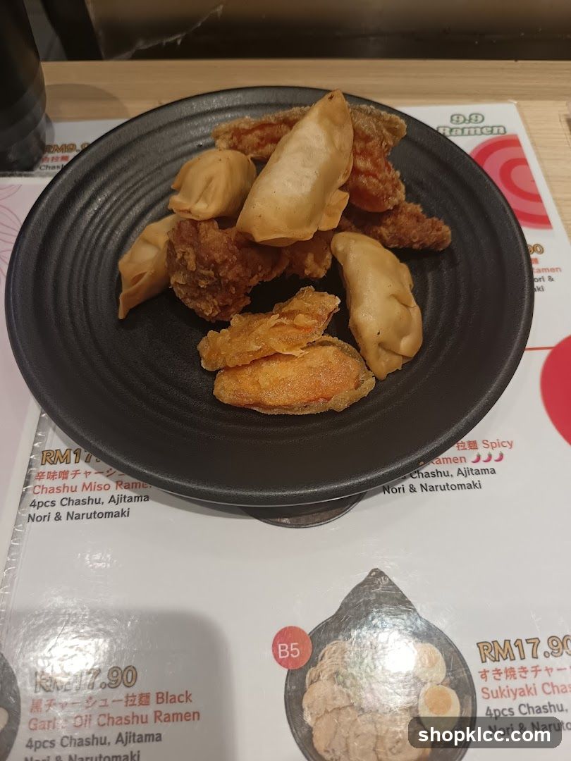 Fried Appetizers and Ramen Menu