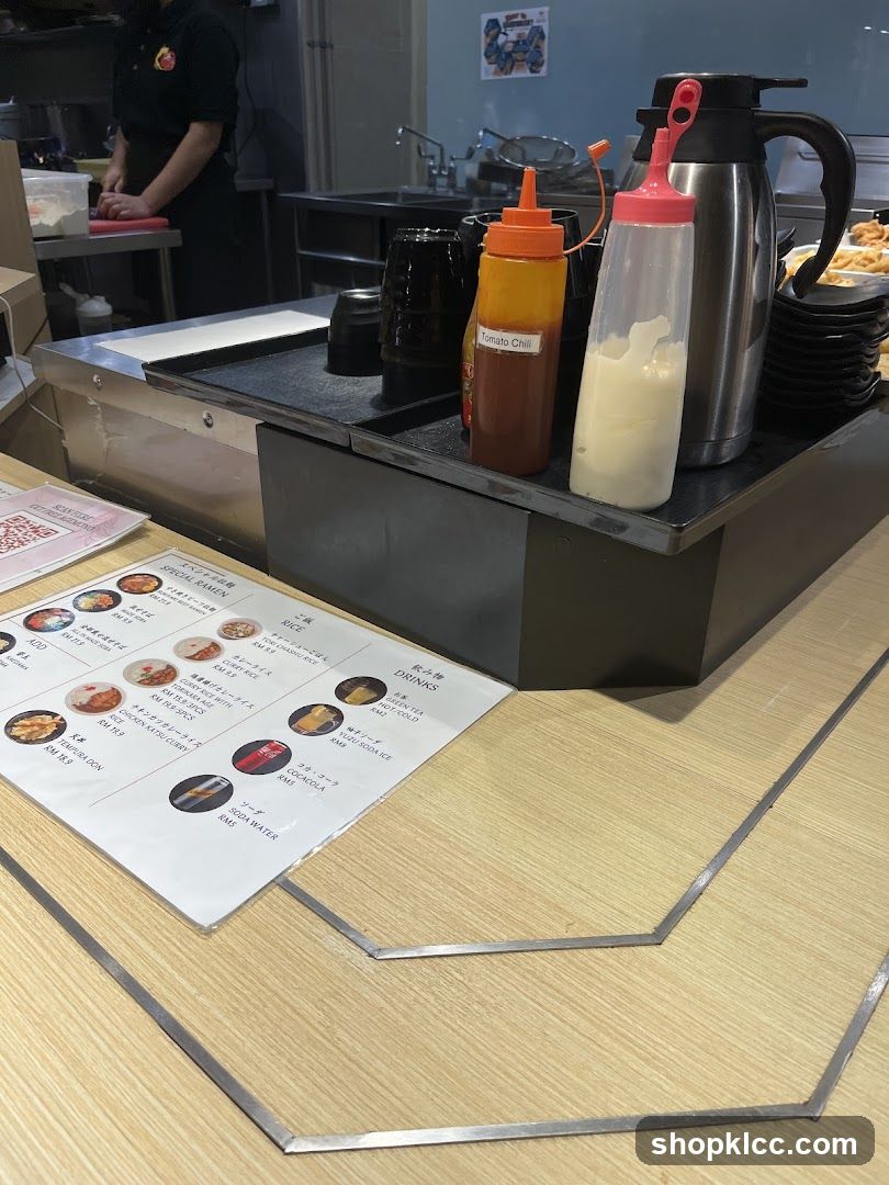 Special Ramen Menu