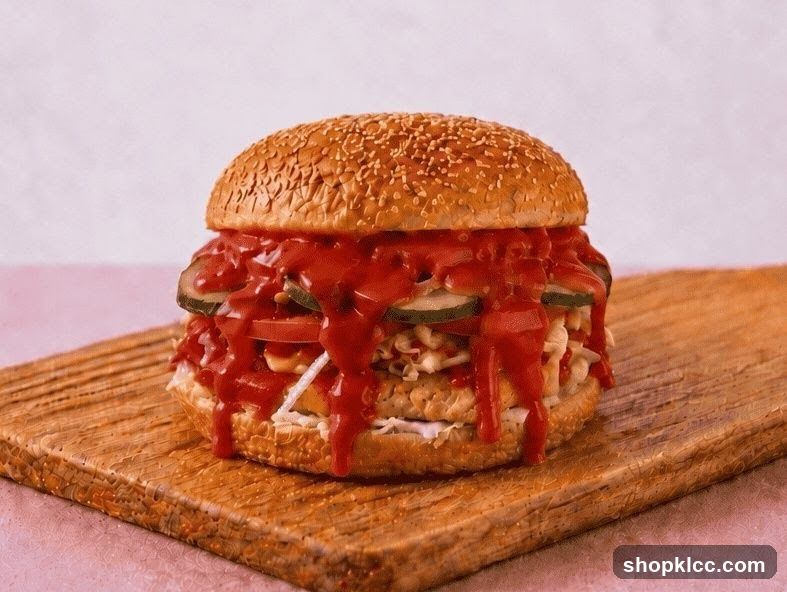Burger with Ketchup