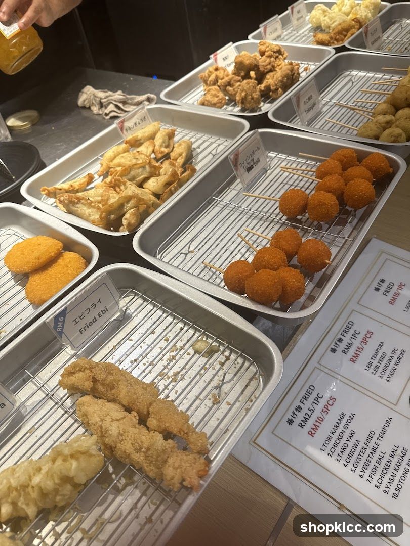 Fried Food Display