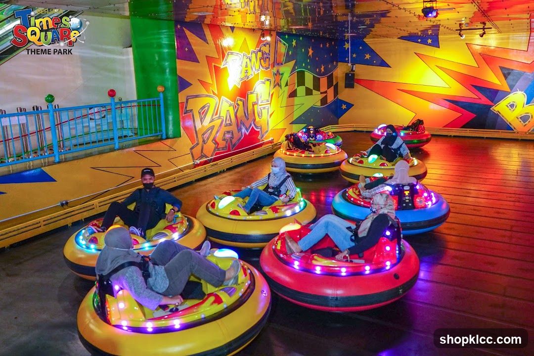 Bumper Cars at Times Square Theme Park