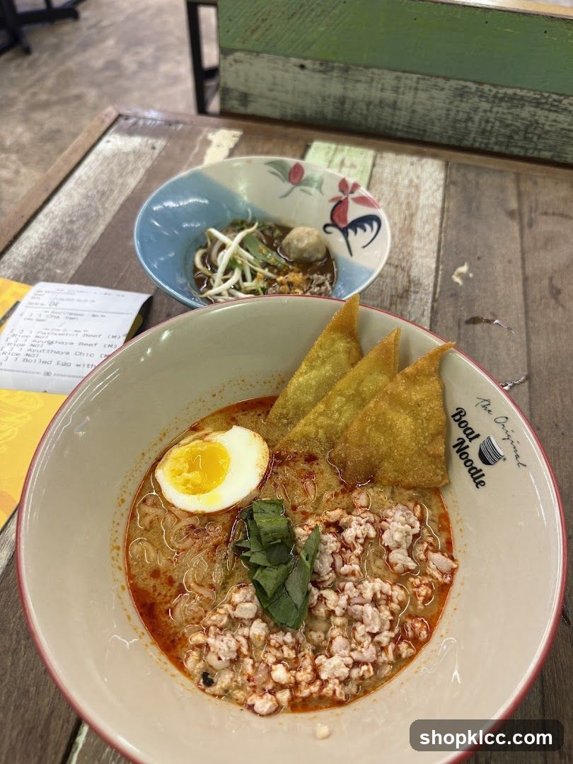 Boat Noodle Dish