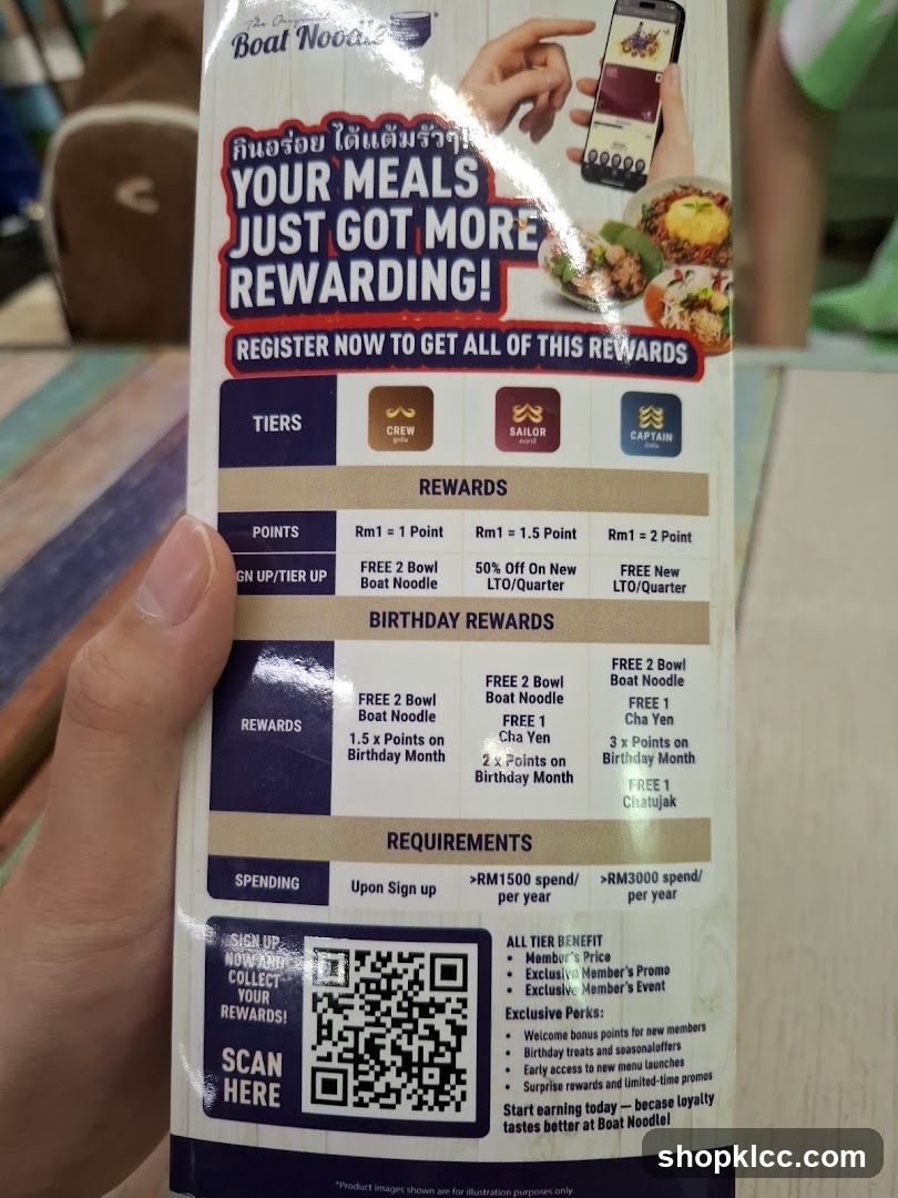 Boat Noodle Rewards Program