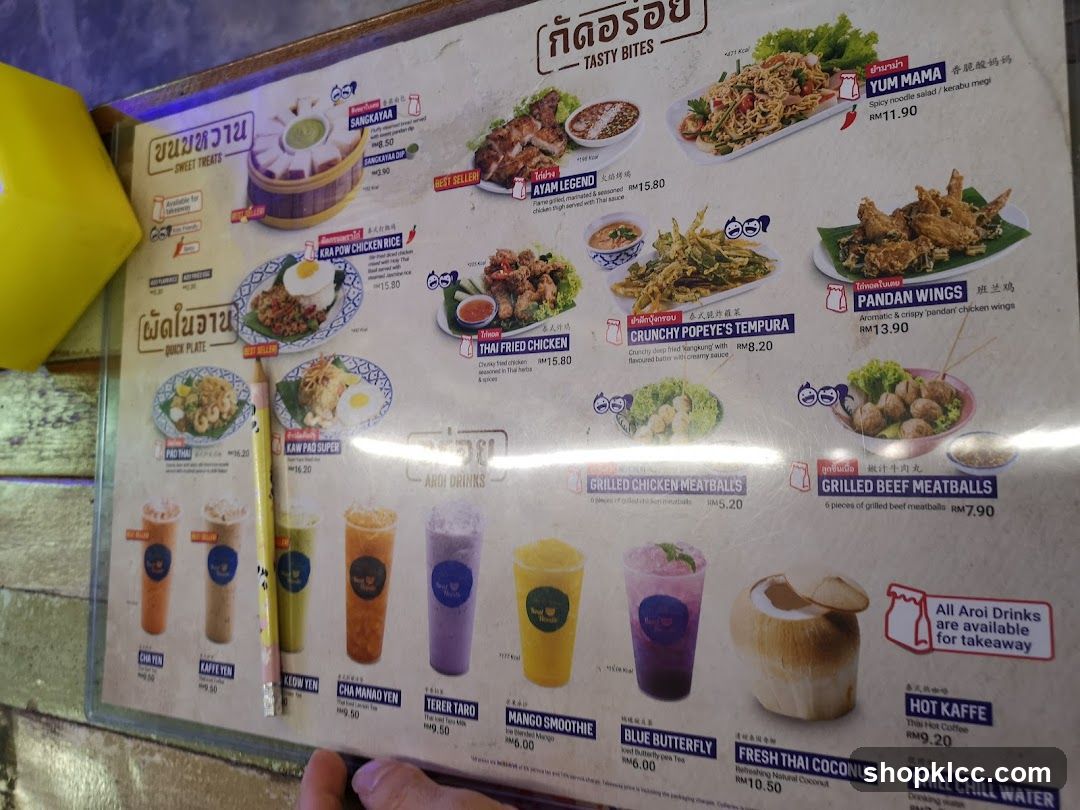 Tasty Bites Menu