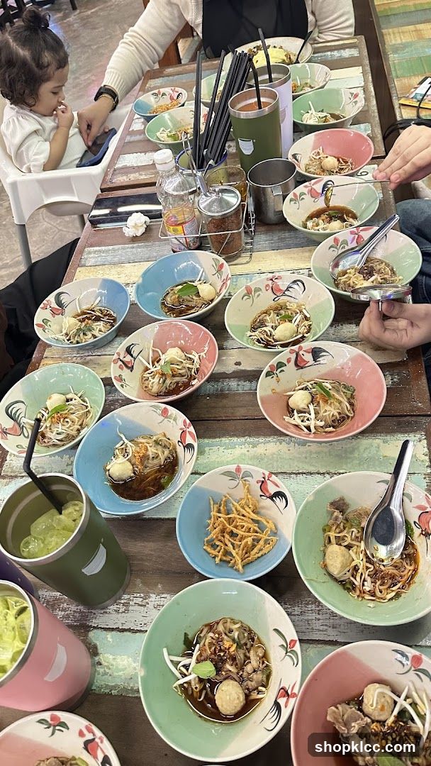 Noodle Bowls on a Table