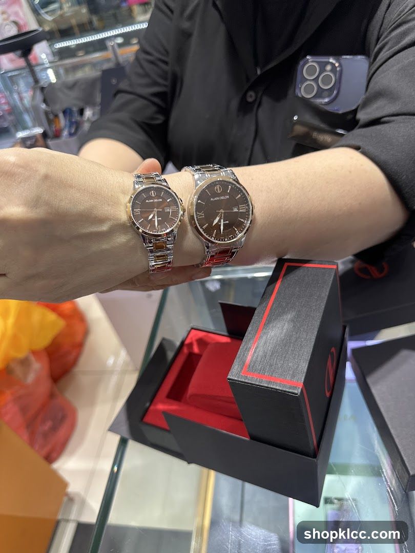 Two Alain Delon watches