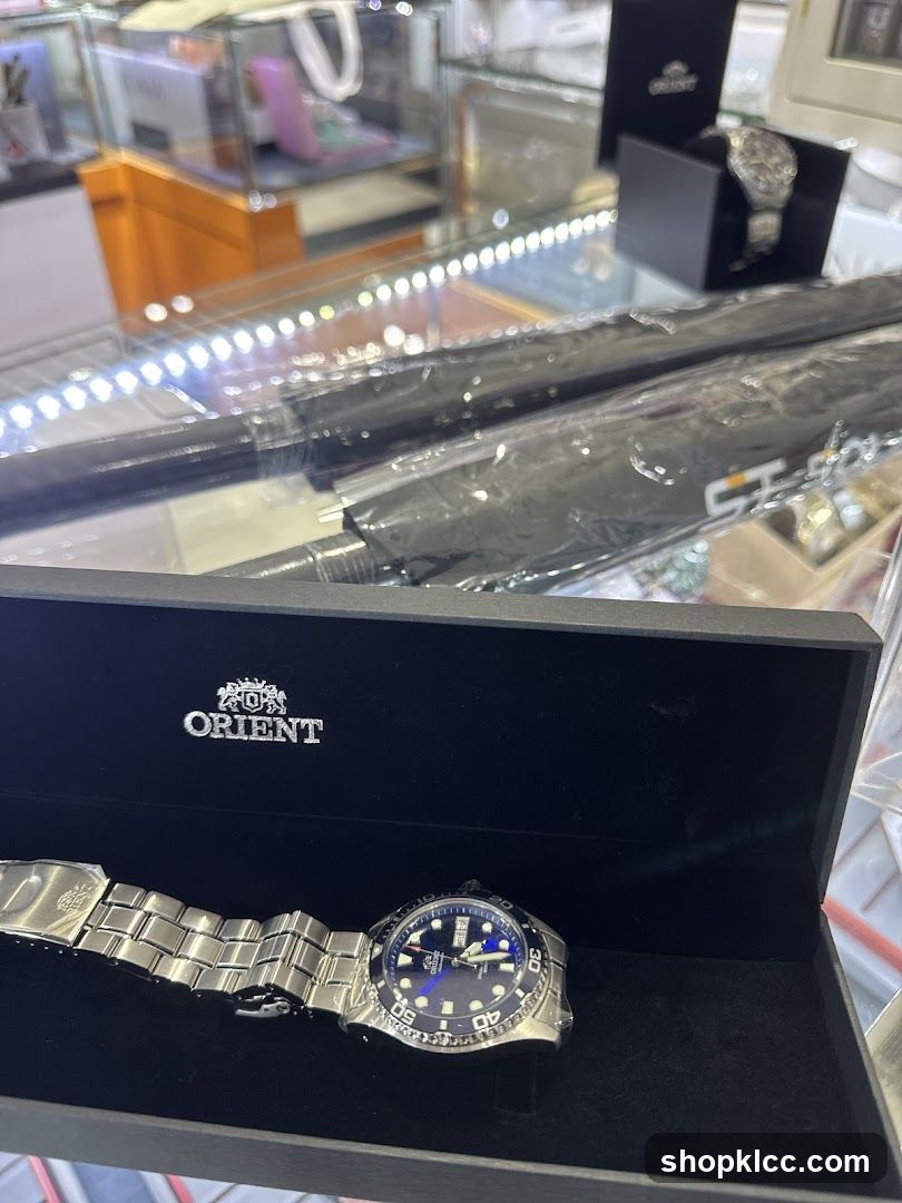 Orient Watch in Display Case