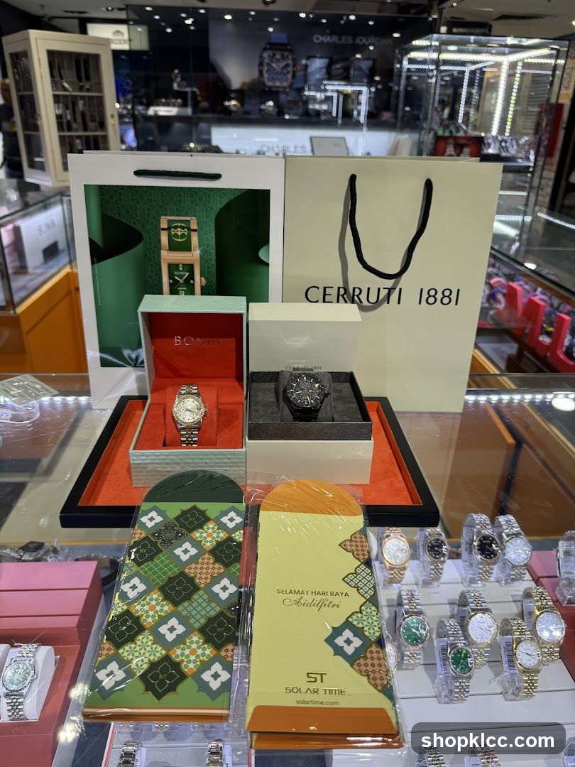 Watches and Gift Bags