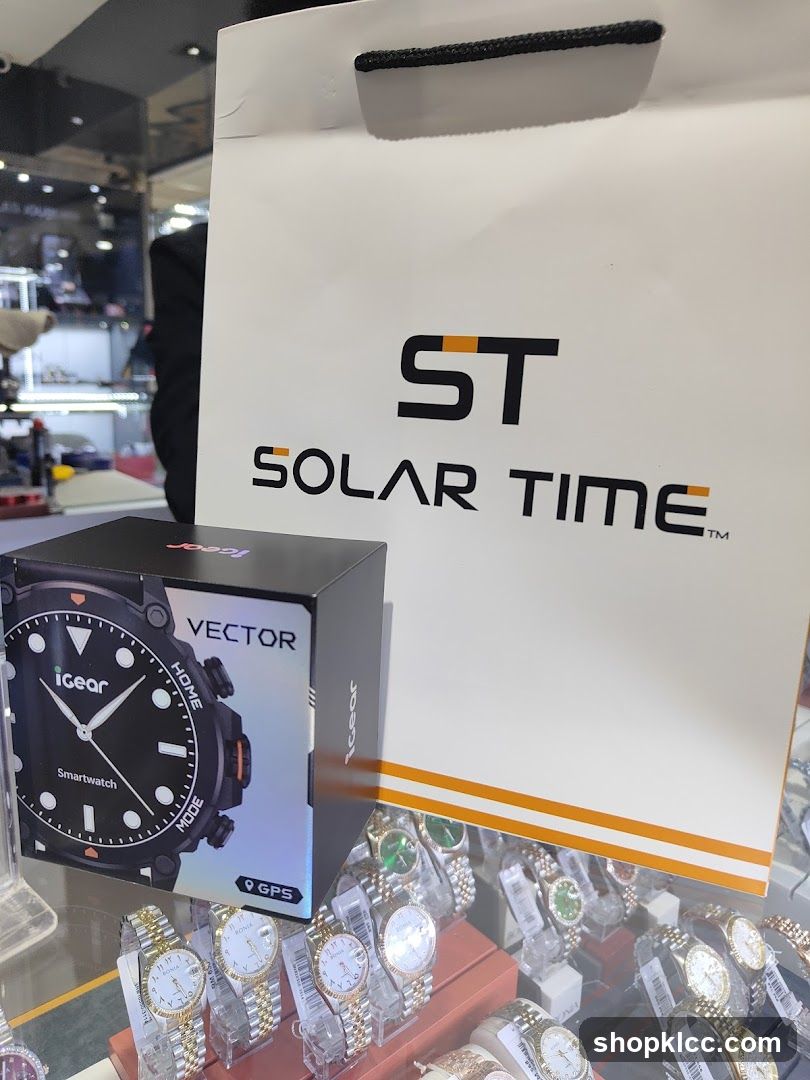 Solar Time Watch Display