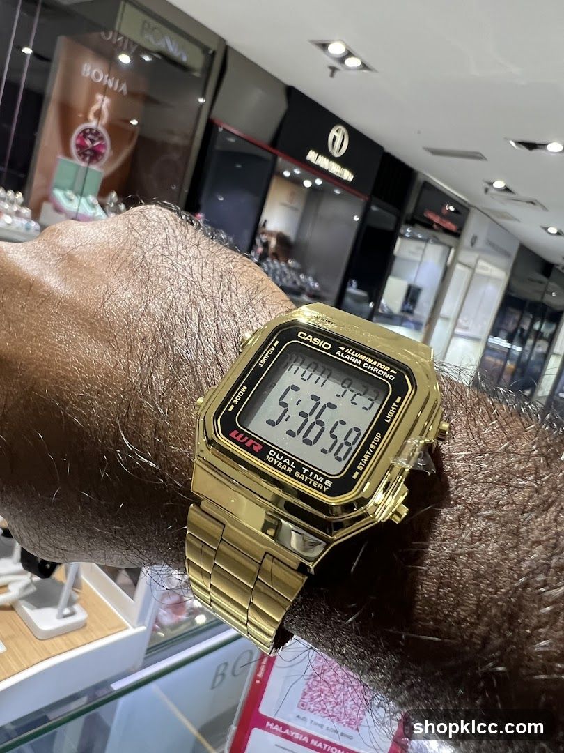 Gold Casio Watch