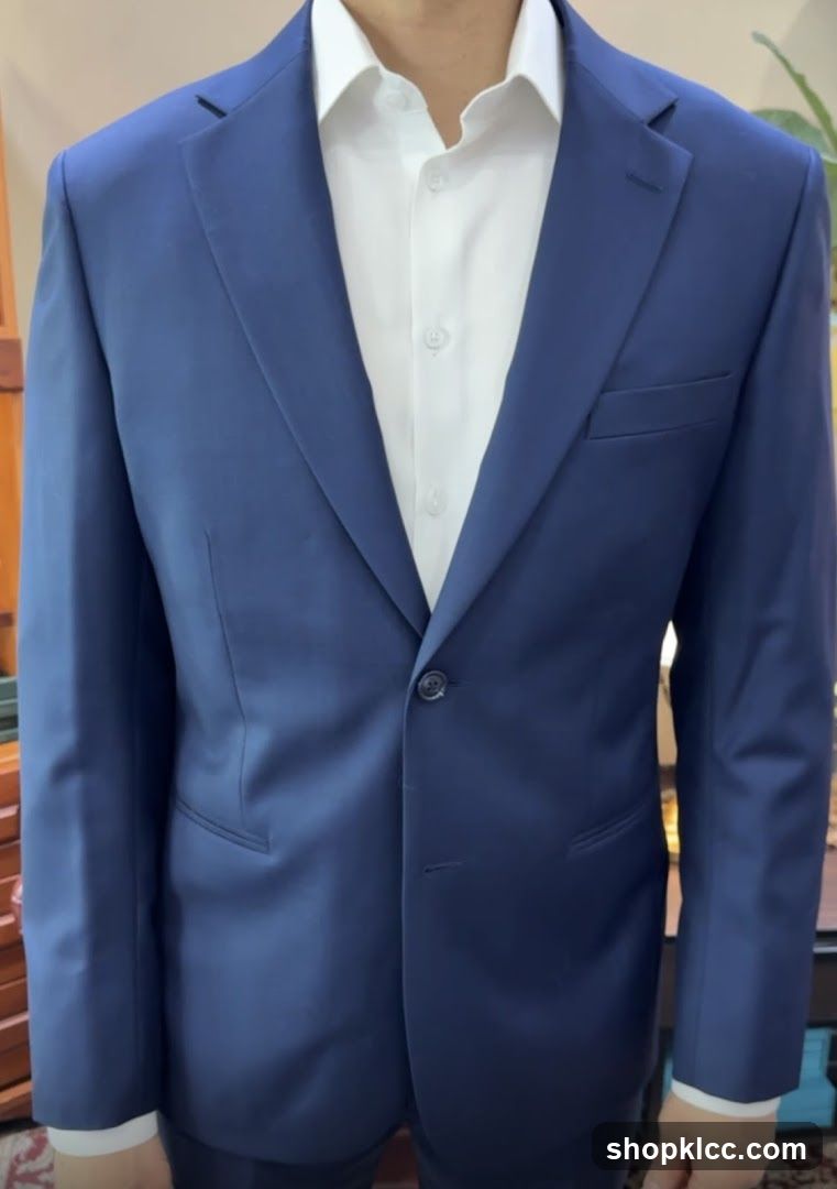 Man in Blue Suit