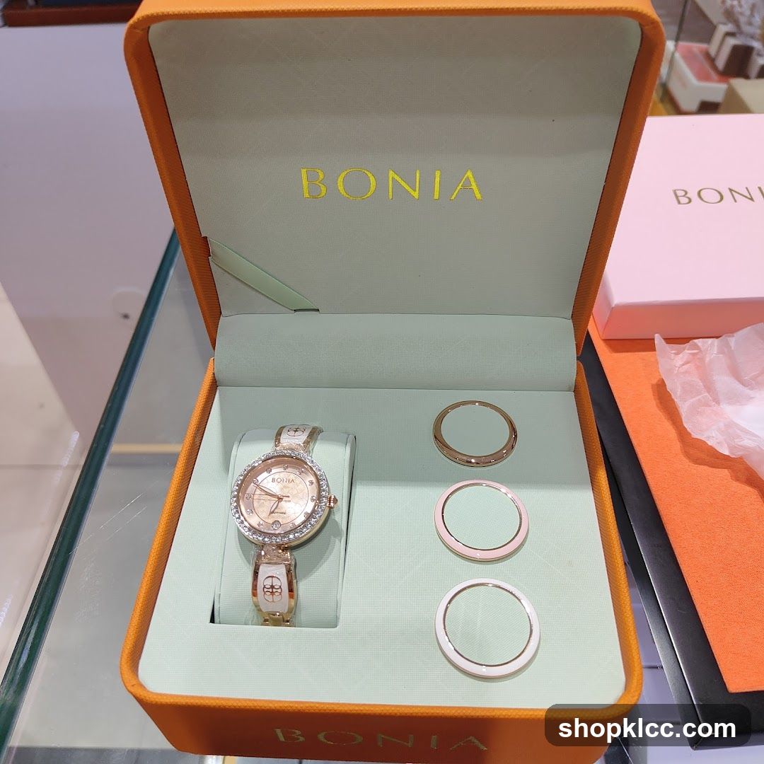 Bonia Watch and Ring Set