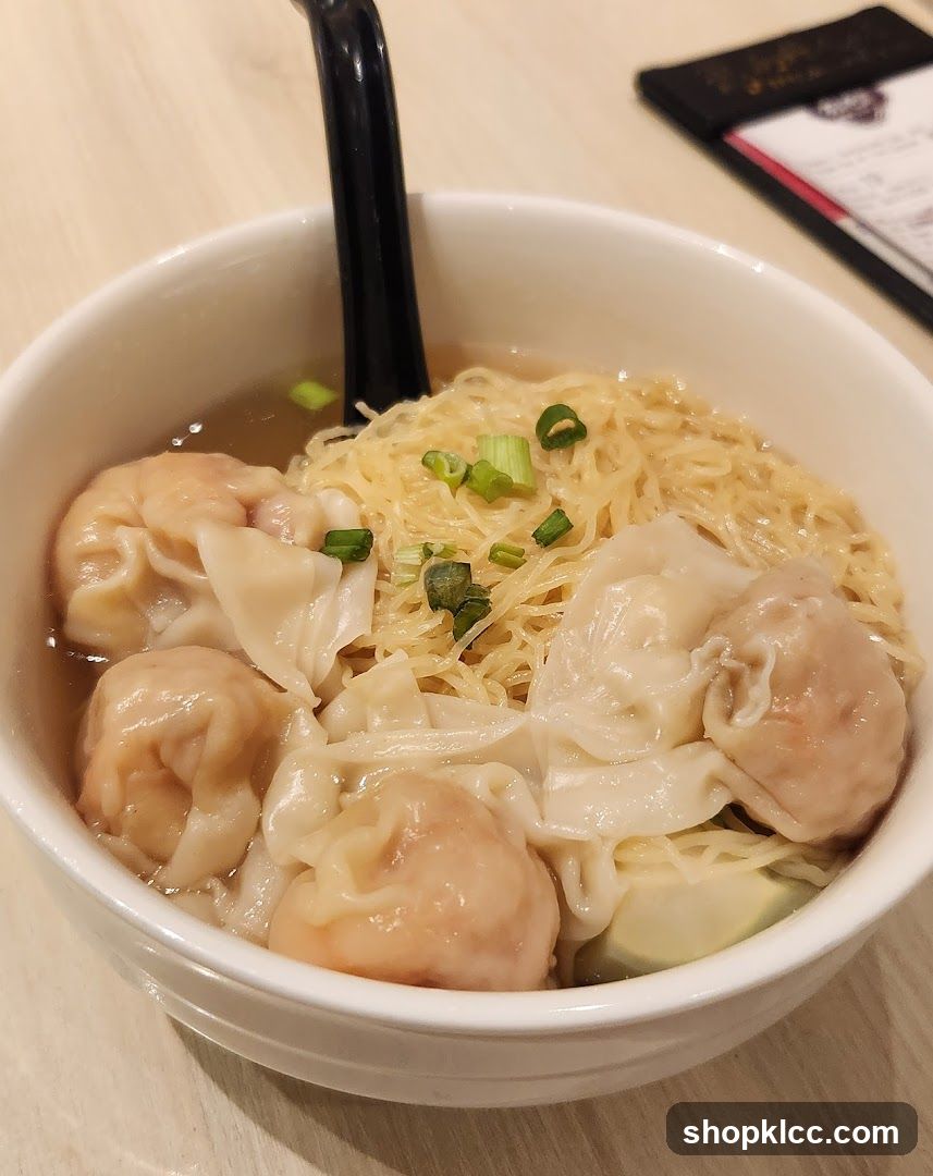Wonton Noodle Soup