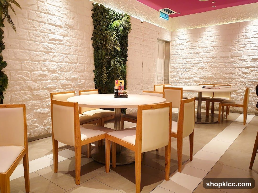 Restaurant Interior with Tables and Chairs