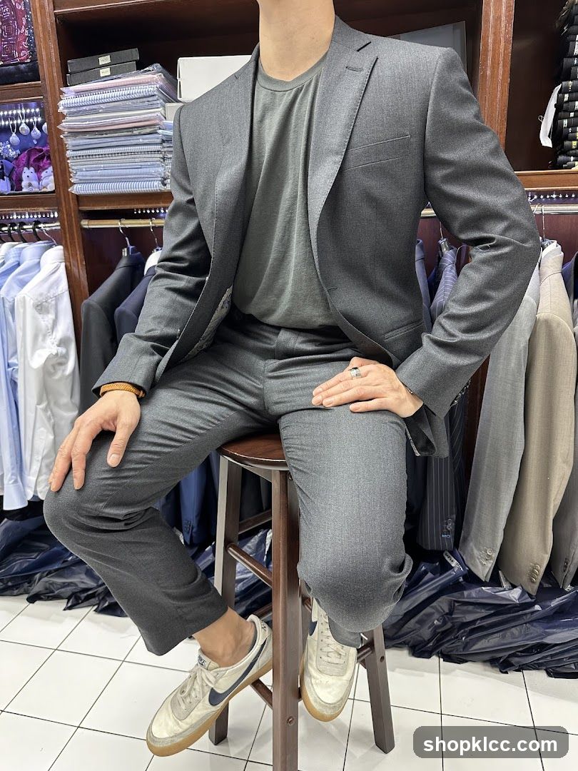 Man in a Grey Suit