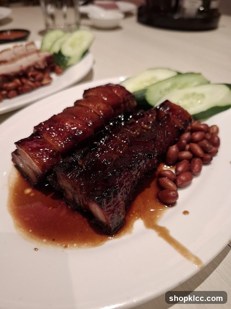 Roasted Meats with Cucumber and Peanuts