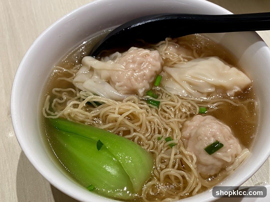 Wonton Noodle Soup
