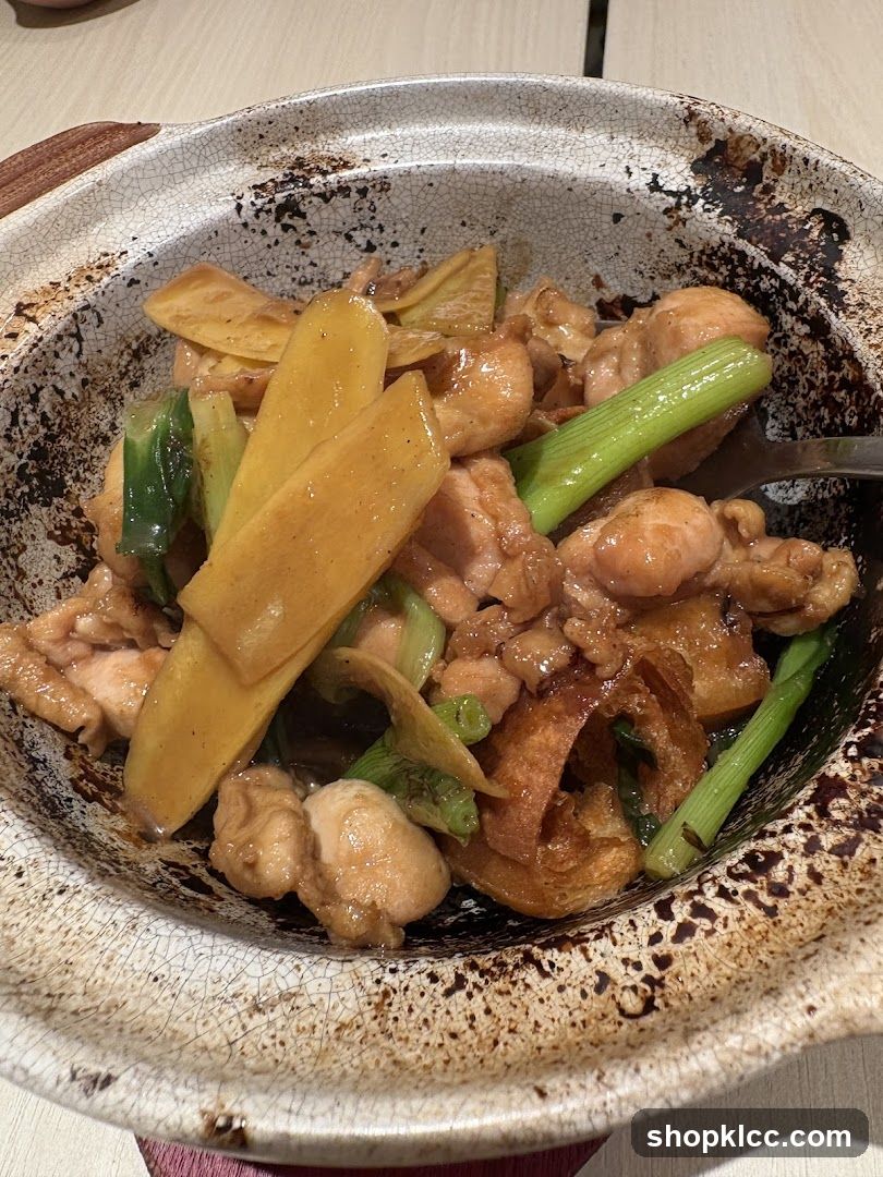 Chicken and Ginger Dish