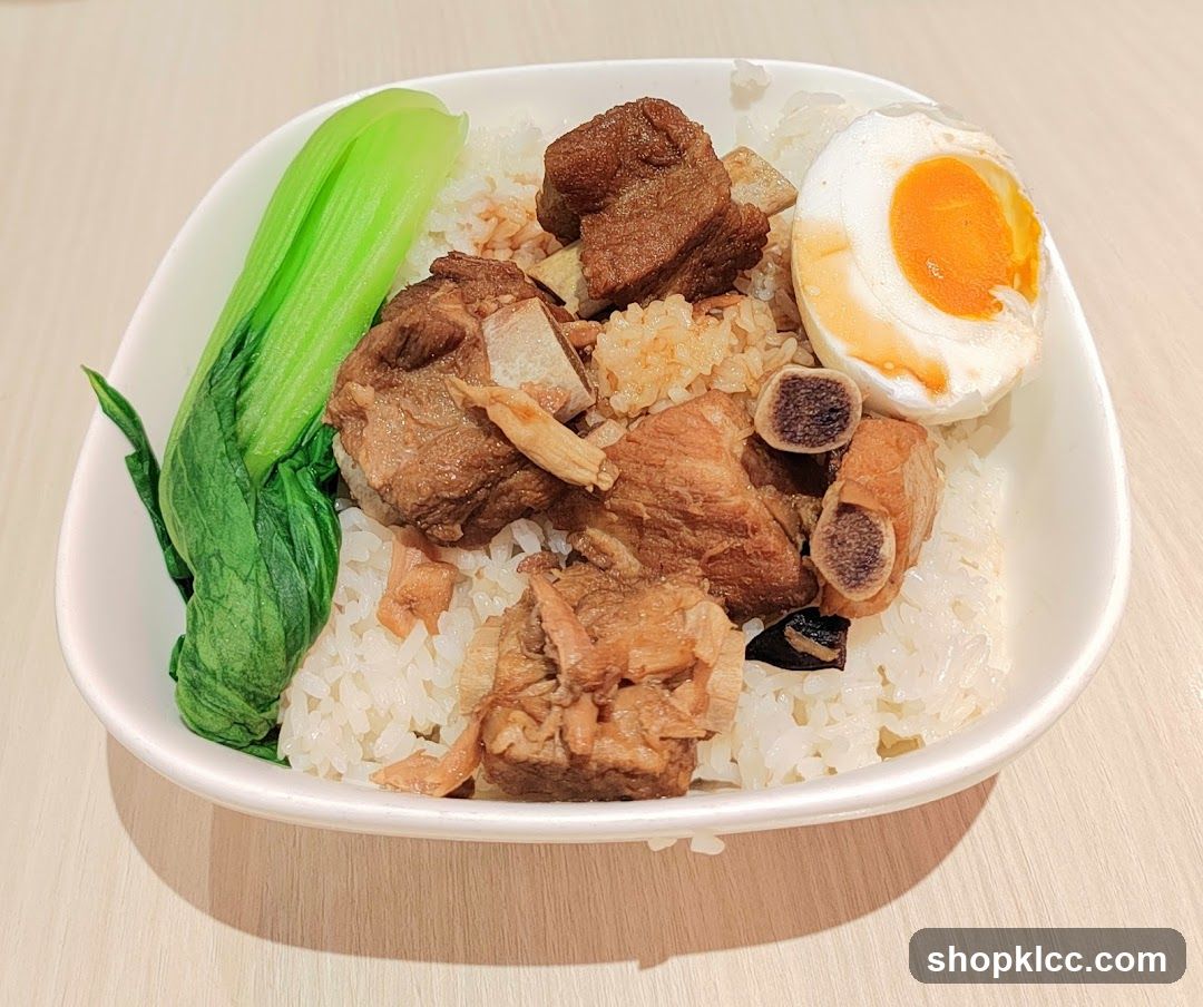 Braised Pork Ribs Rice