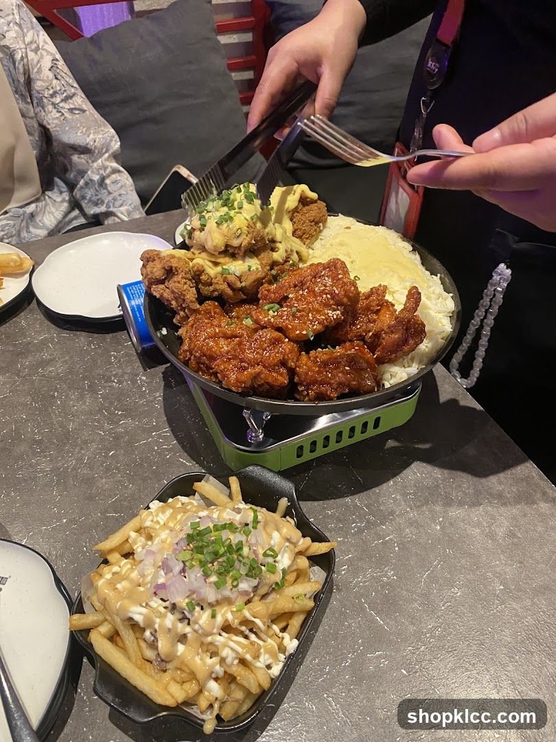 Fried Chicken and Fries