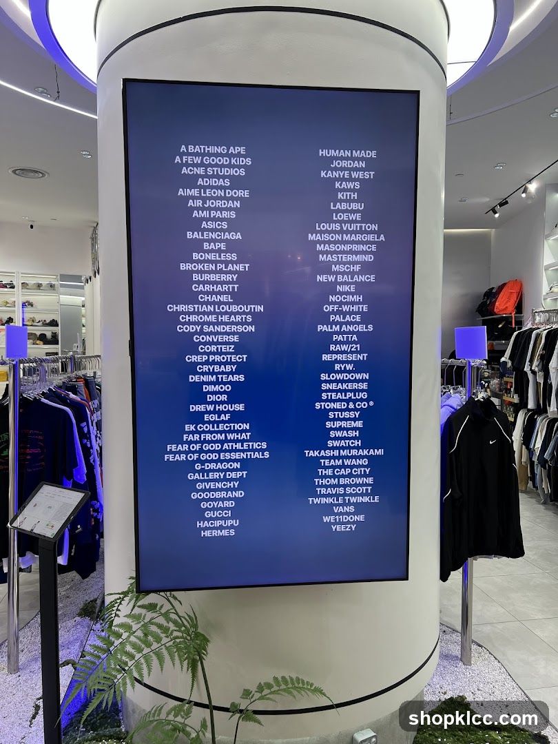 Brand List Display