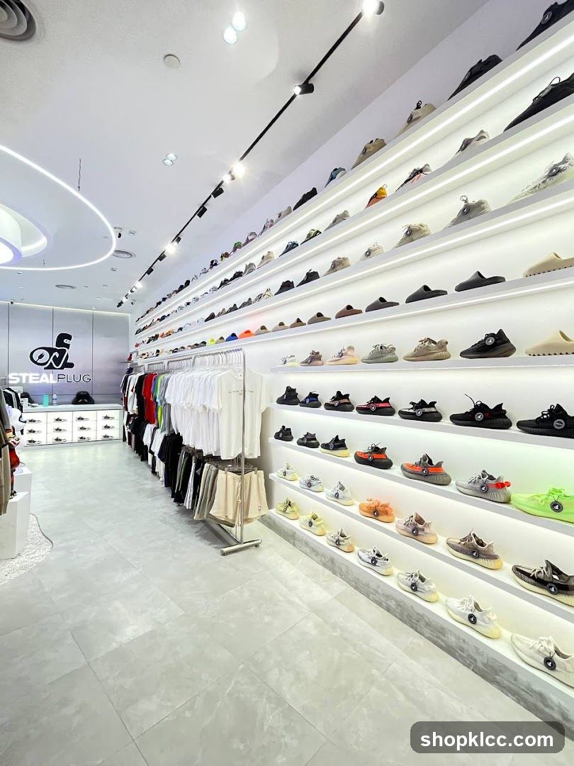 Sneaker Store Interior