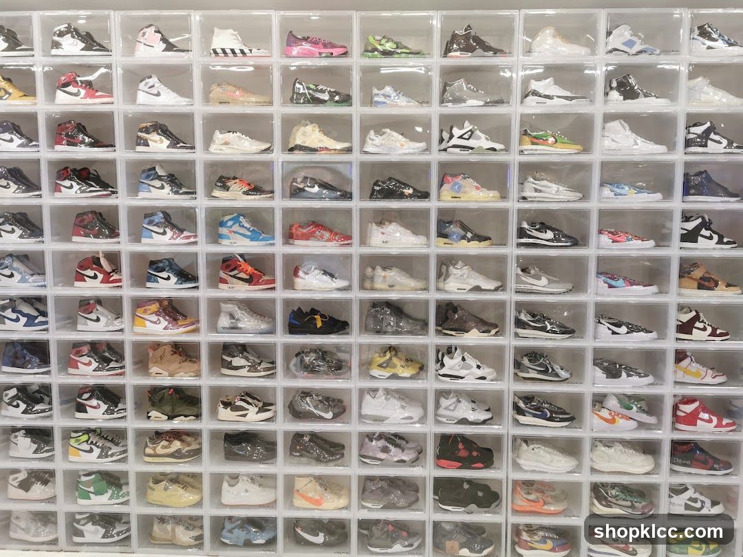 Display of Sneakers