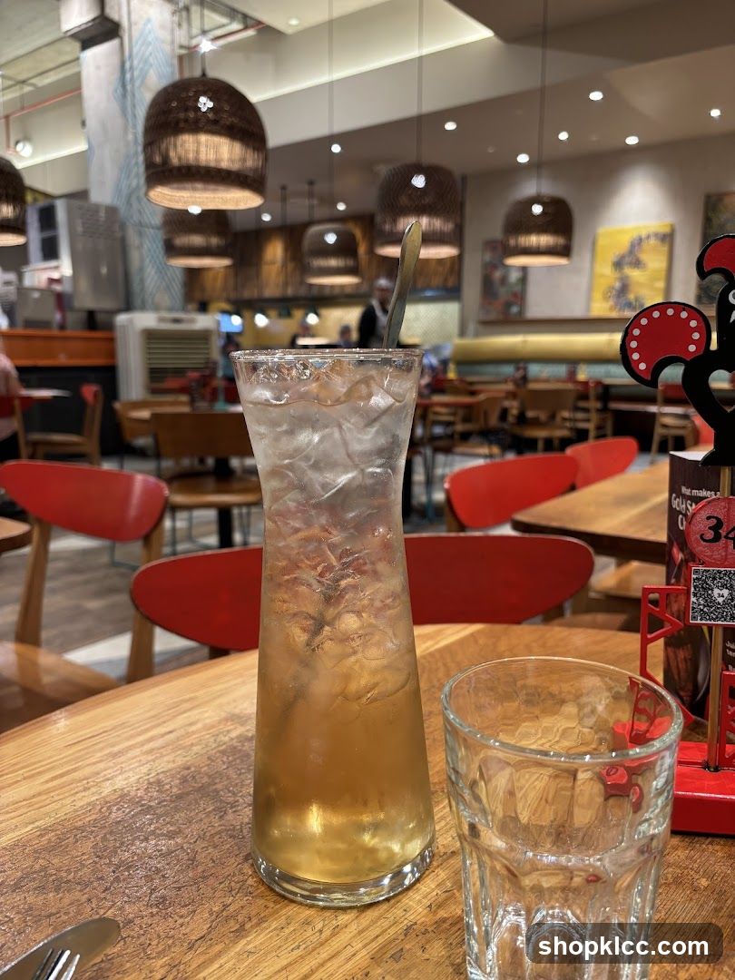 Restaurant Interior with Drink